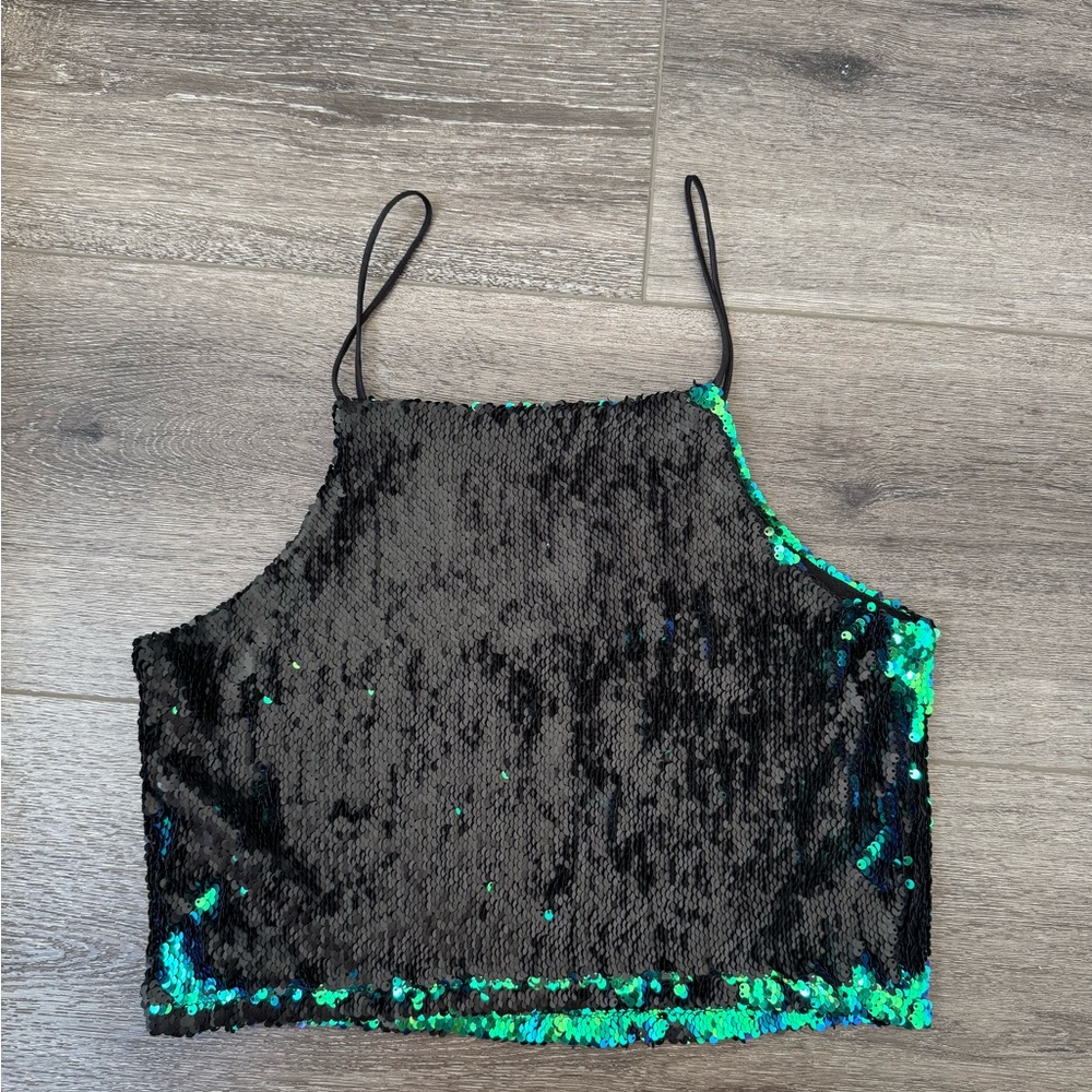 Reversible Sequin Top - Picture 2 of 4
